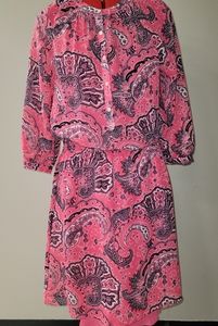 Ralph Lauren Pink Paisley Dress size 6